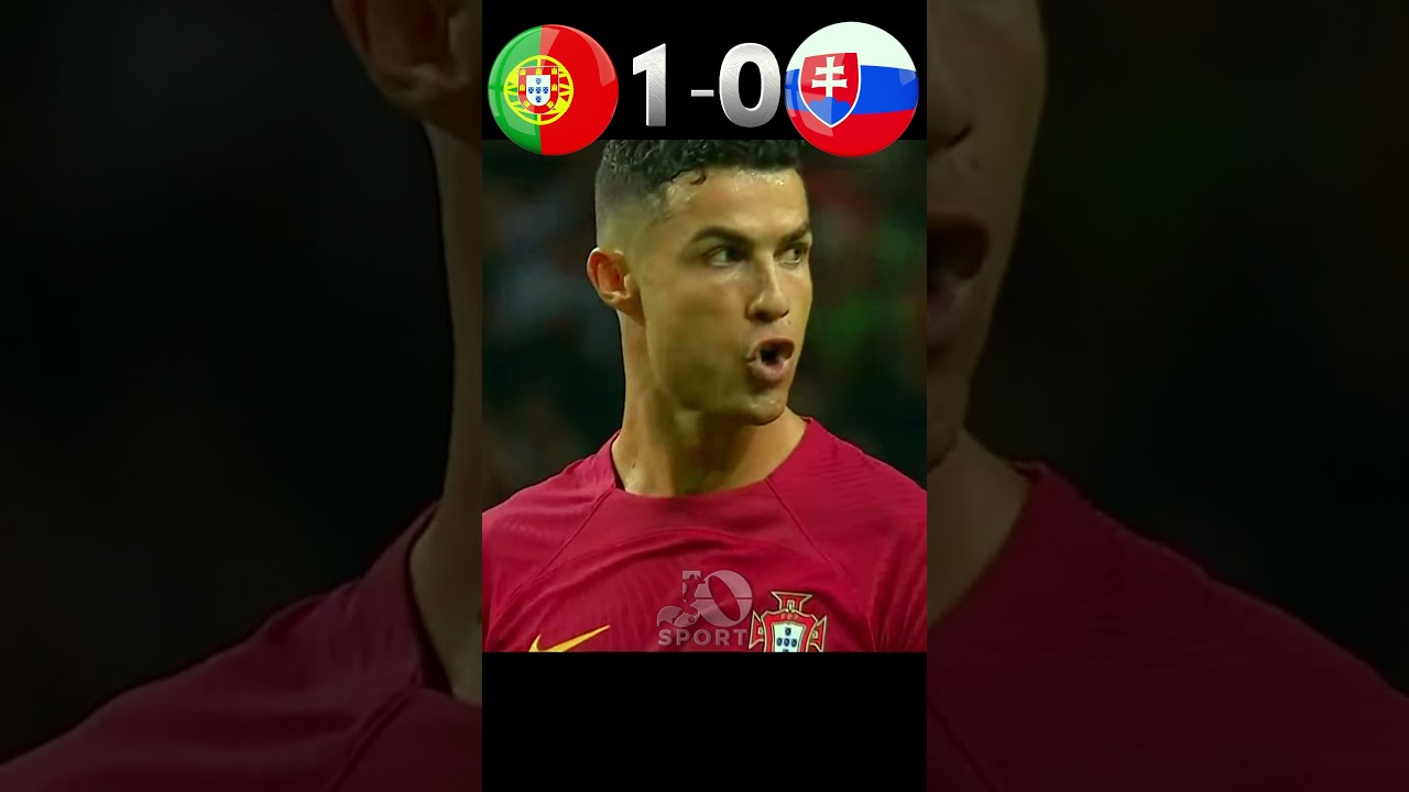Portugal vs Slovakia 3-2 Ronaldo Said Bismillah😱 EURO 2024 qualifiers #football #ronaldo #cr7
