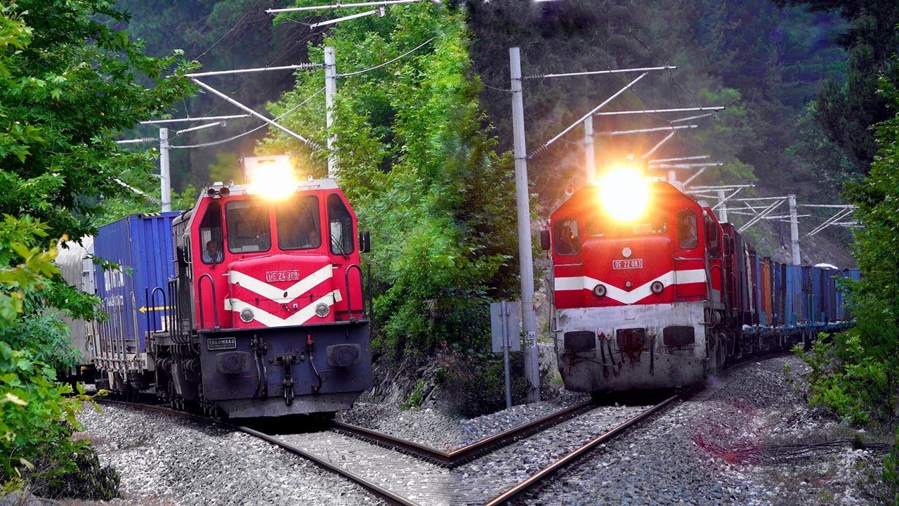 Arka Ranforlu Tren & 24000'lik Motor Sesi/Rear Assisted Train&MTE-Alstom Engine Sound‏‎‏‎