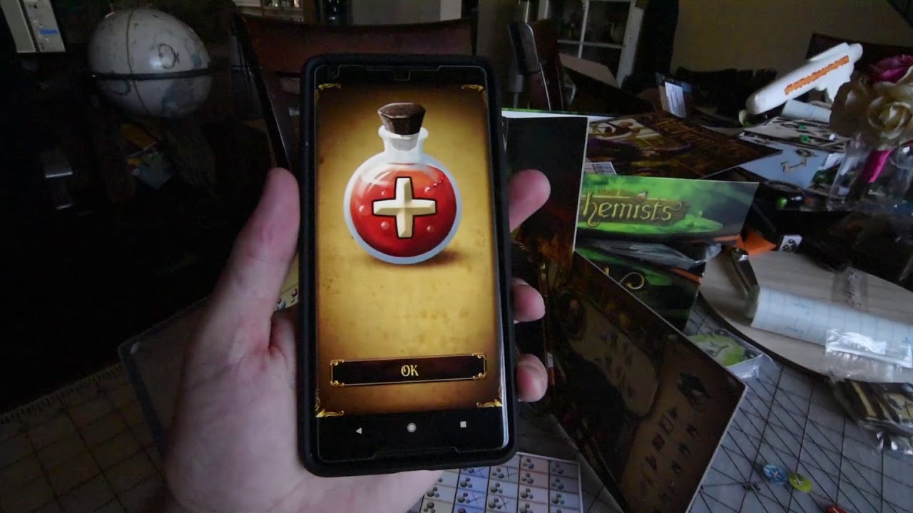 Alchemists board game deductions.  Ingredients, alchemicals.