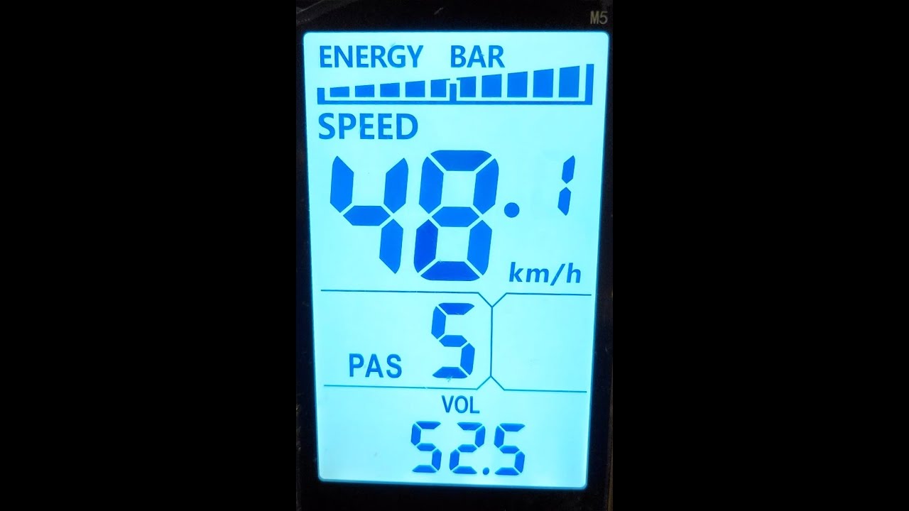eBike Engwe Ep-2Pro spiegazione Display M5  ITA