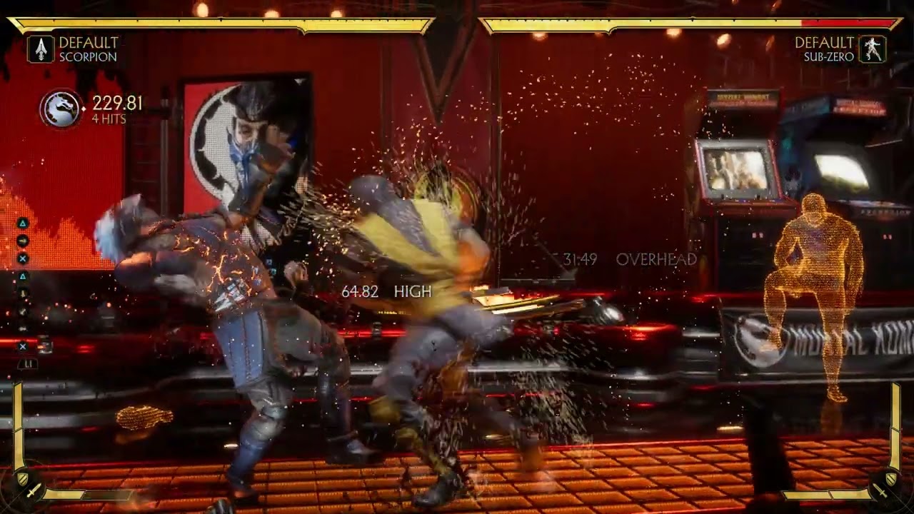 55% mk11 scorpion combos