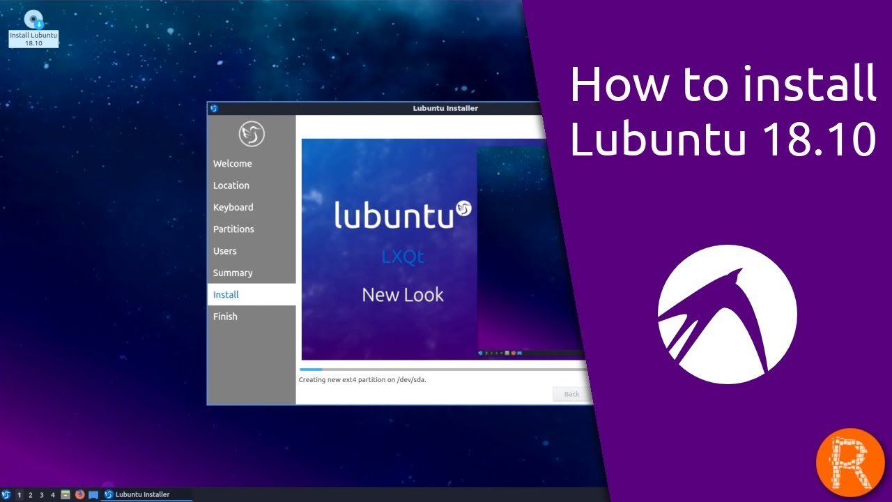 How to install Lubuntu 18.10