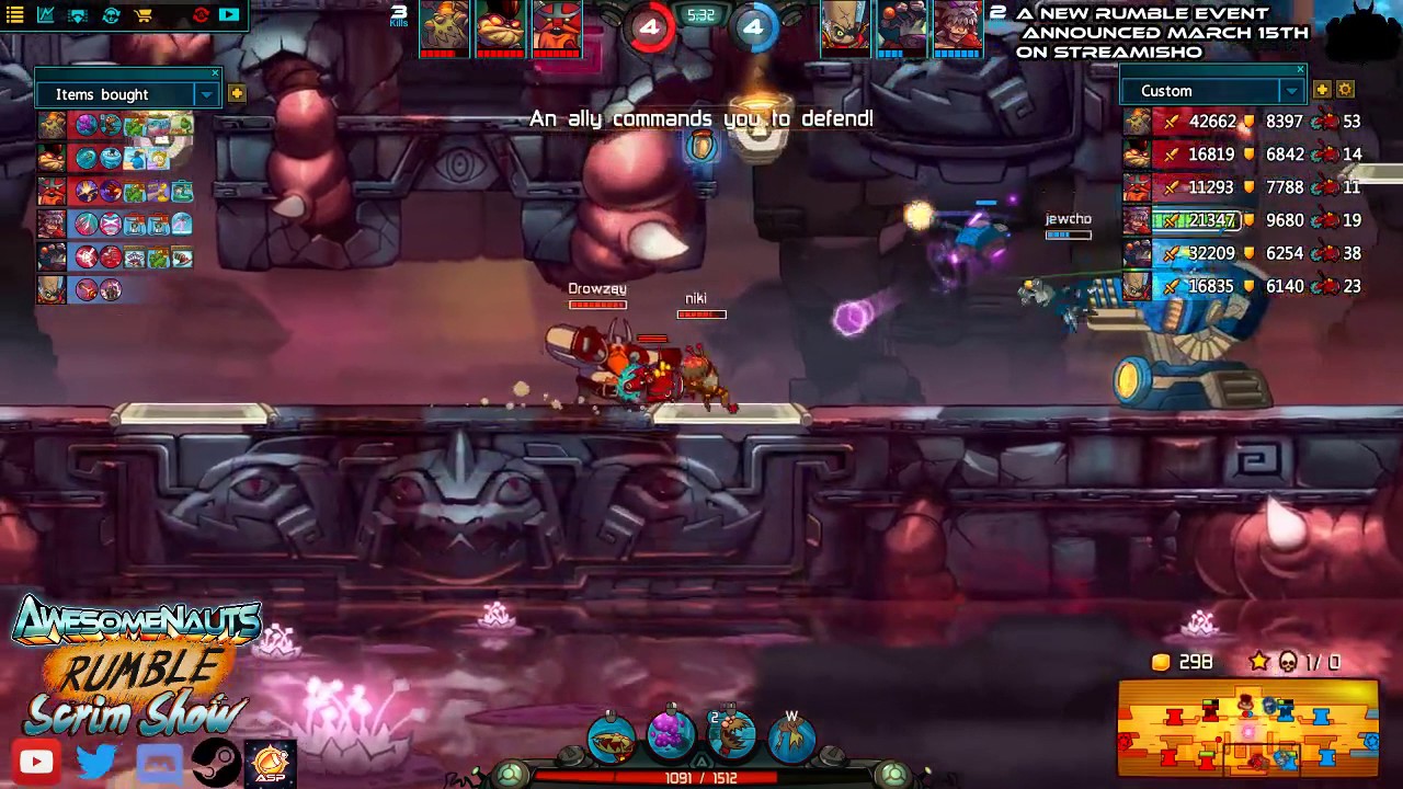 Awesomenauts Rumble: Scrim Show Episode 3