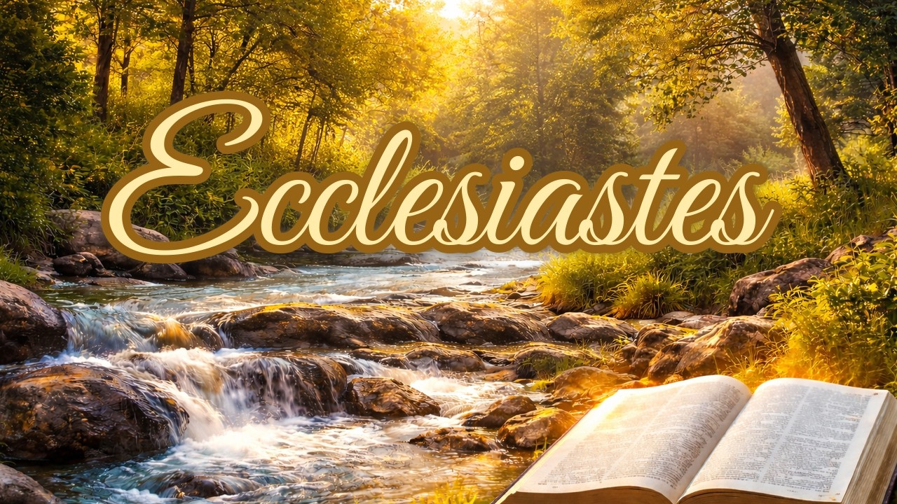 Book of Ecclesiastes-Complete Catholic Audio Bible | Relaxing Water Sounds for Meditation and Sleep