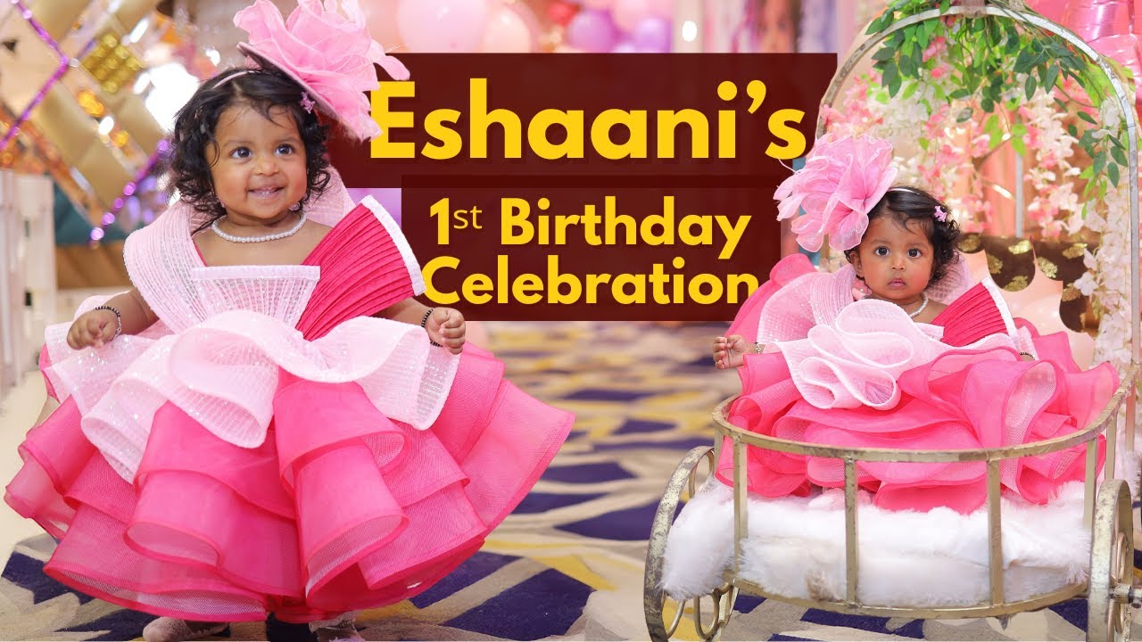 Eshaani's First Birthday Party 🎉 One Year Old Celebration in Delhi