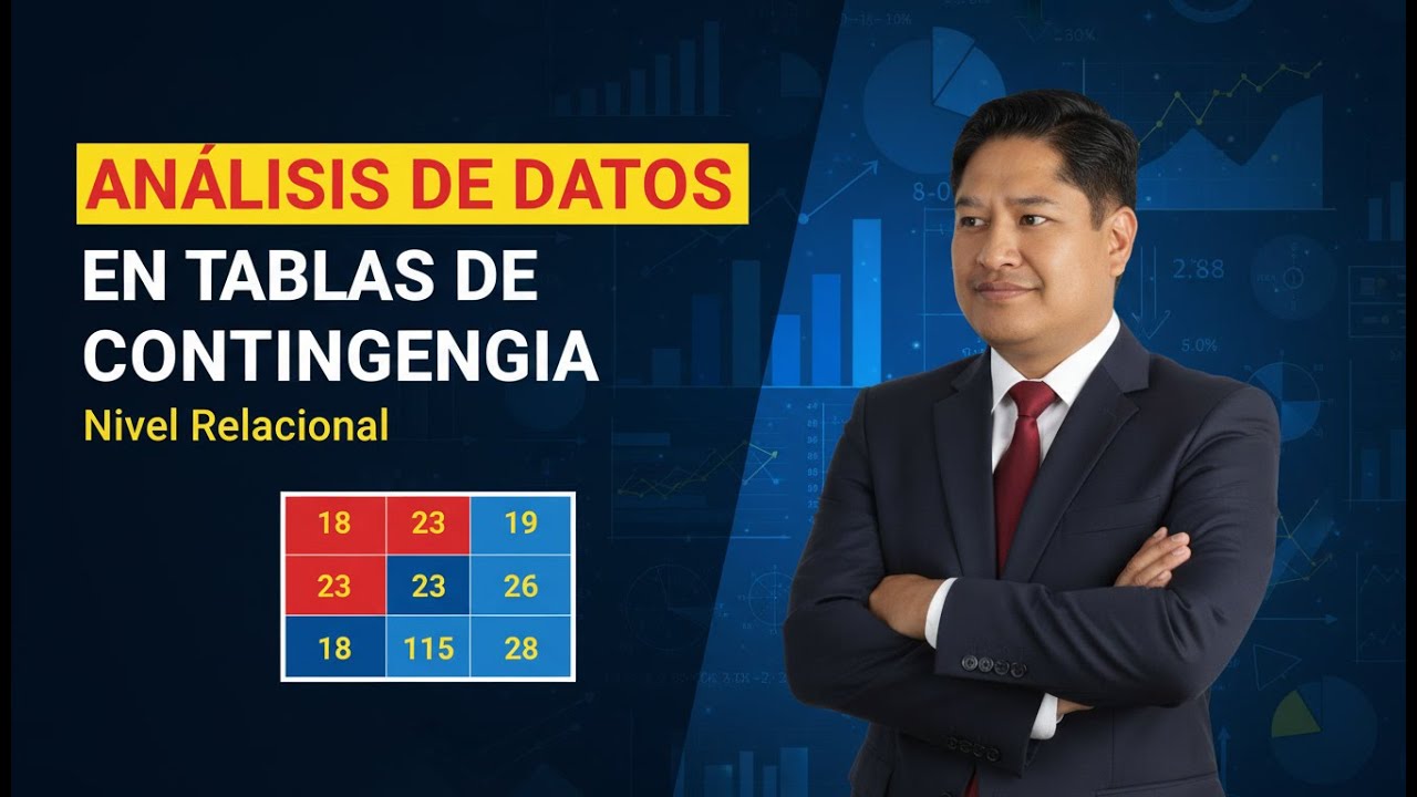 José Supo | Análisis de datos en tablas de contingencia