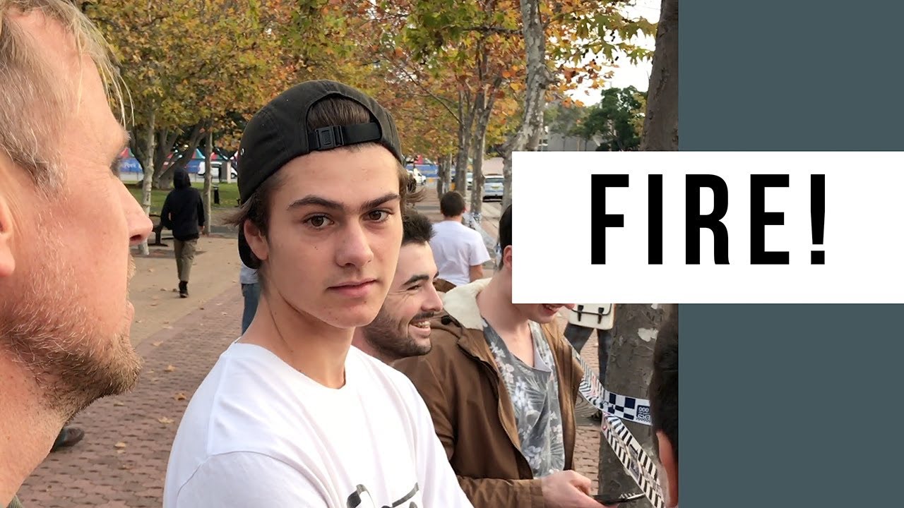 Fire At Monster Skatepark
