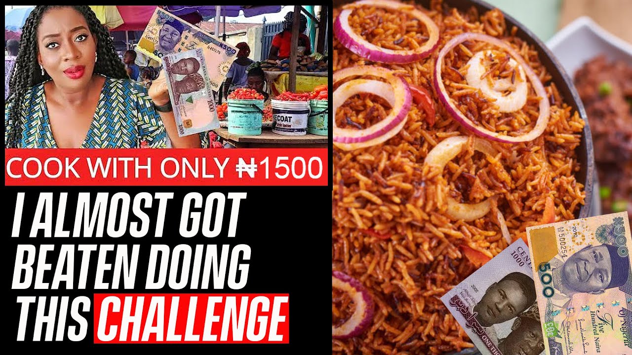 😳 I TRIED THE #sisiyemmie #cookwith1500 CHALLENGE 😩 @SisiYemmieTV