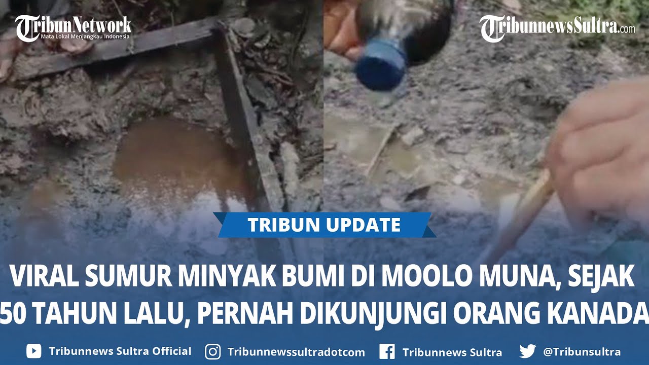 Video Viral Sumur Minyak Bumi di Desa Moolo Muna, Pernah Dikunjungi Orang Kanada, Ditawar Perusahaan