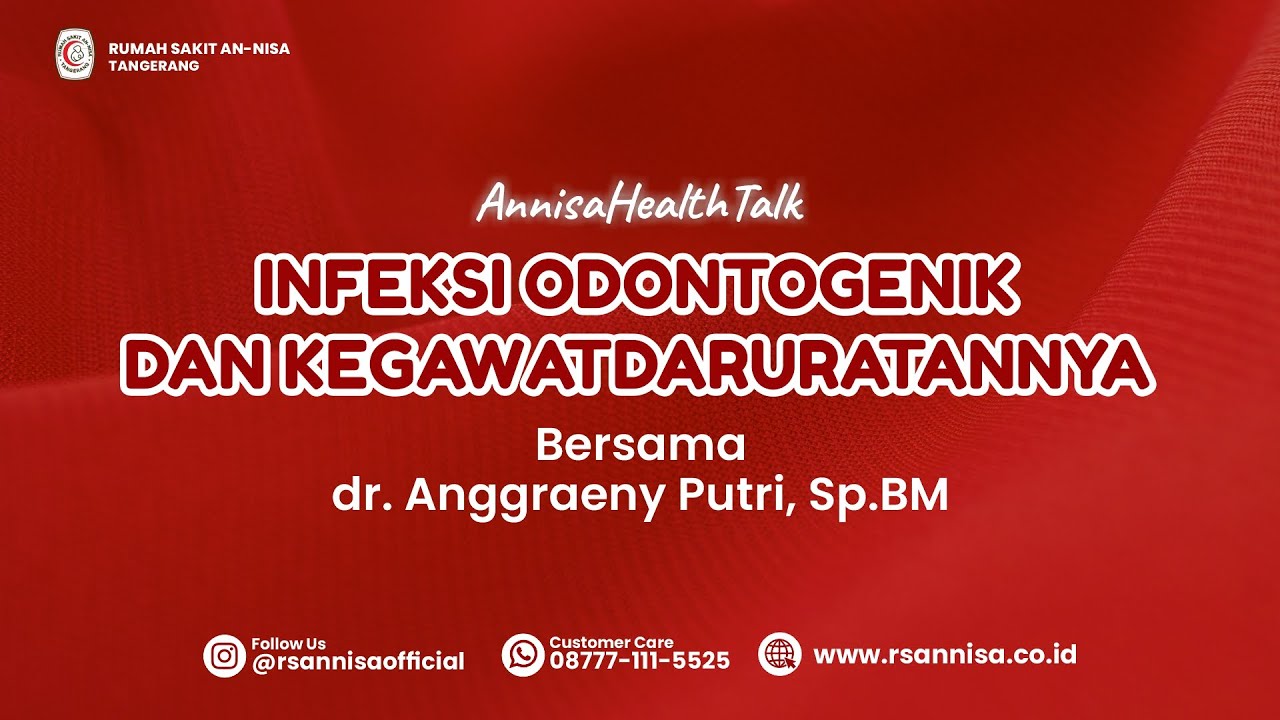INFEKSI ODONTOGENIK & KEGAWATDARURATANNYA