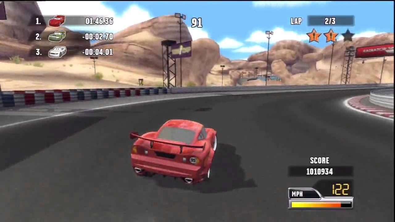 Cars: Race O Rama (PS3) Gameplay: Final Race (Chick Hicks Showdown)