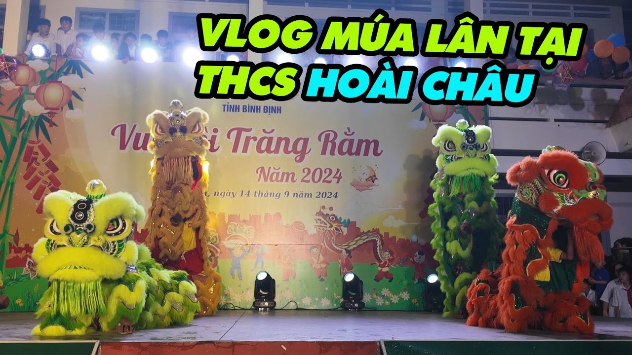 Bình Minh TV | Vlog Múa Lân Tại THCS Hoài Châu