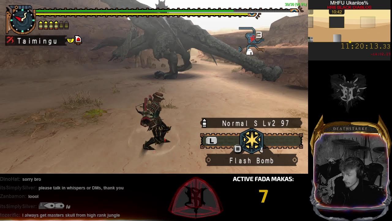 MHFU Ukanlos% Speedrun sub 24 attempts | MH Boss Randomizer Marathon Run Prep | BloodBorne NG+ |