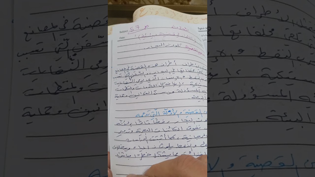 حل التحدث عن مشاهدات وخبرات الحوار في قضية بيئية صف سادس صفحة57-58
