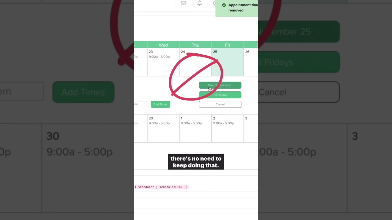 Update all your Dubsado schedulers in one easy move 👏