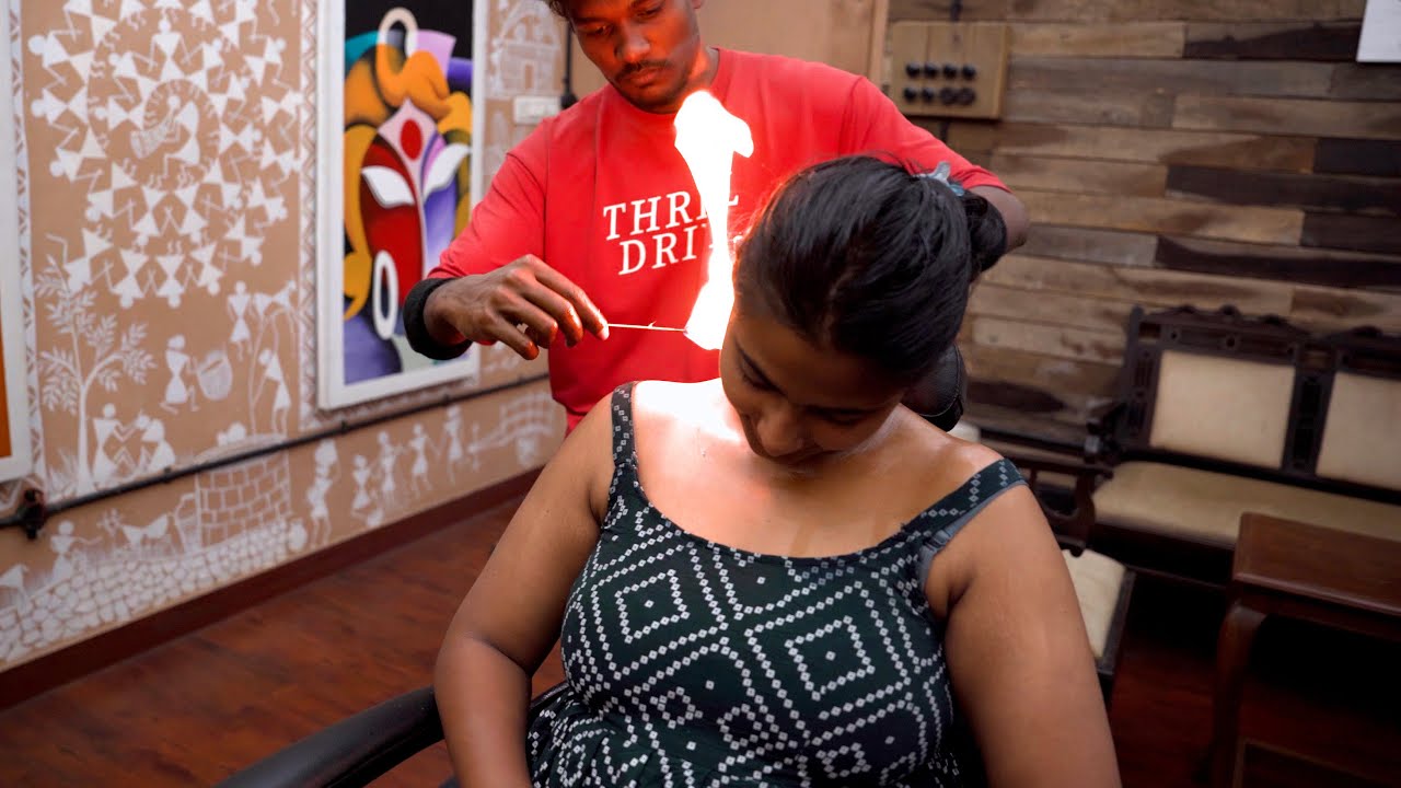 Mustard Oil Shoulder Massage for Pain Relief ASMR | Indian Massage