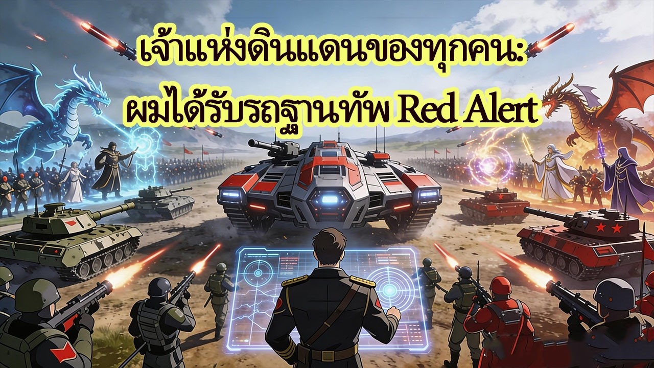 เกิดใหม่ในโลกเจ้าแห่งดินแดน แต่ดันได้รถฐานทัพ Red Alert! รถถัง Apocalypse บดขยี้ทุกเผ่าพันธุ์! 💥🔥