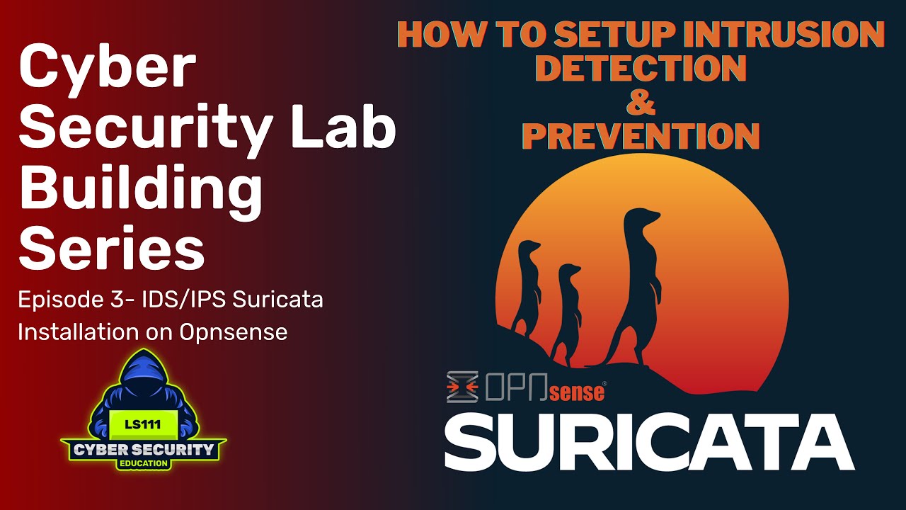 Установка Suricata IDS/IPS на Opnsense — серия «Создание виртуальной лаборатории»: Эпизод 3