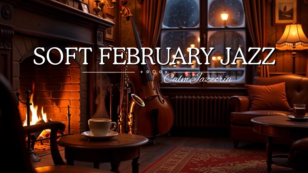 Relaxing Cozy Winter Jazz ~ CalmJazzoria ~ Winter Jazz ~ Soft February Jazz