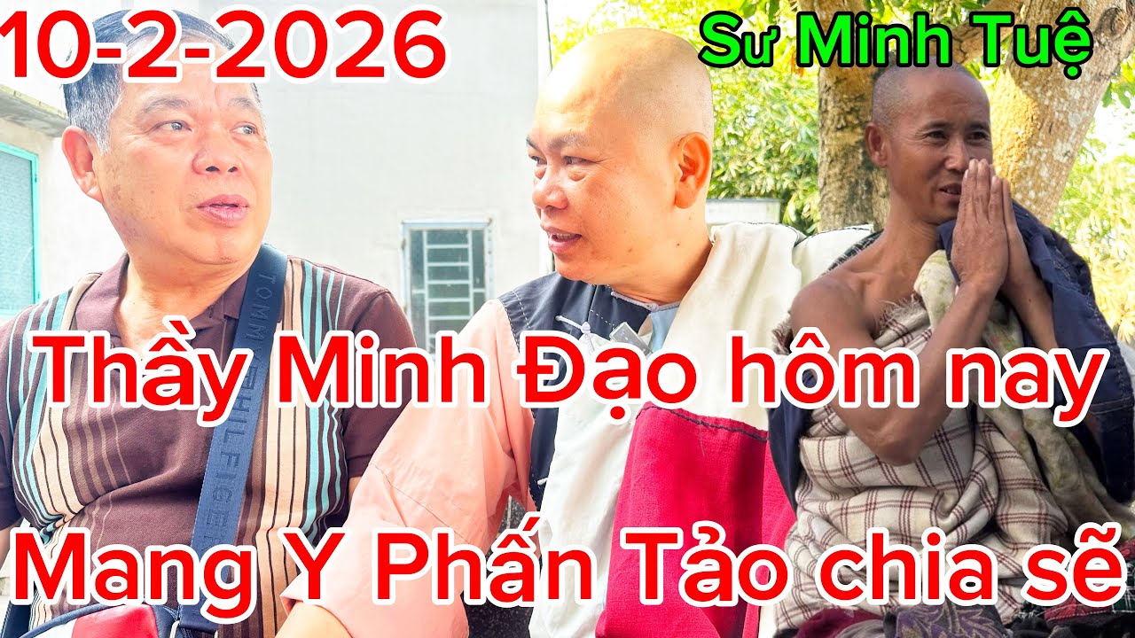 Thầy Minh Đạo hôm nay mang Y Phấn Tảo chia sẽ Pháp 