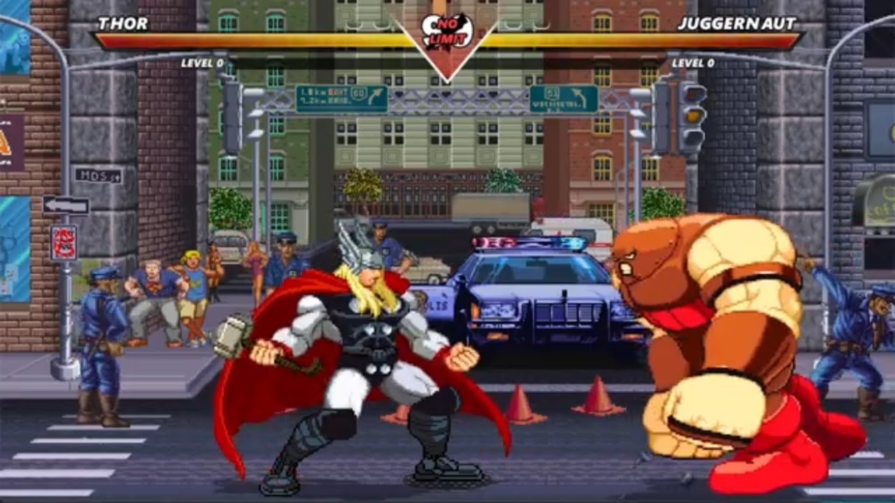 THOR VS JUGGERNAUT | MARVEL VS CAPCOM MUGEN