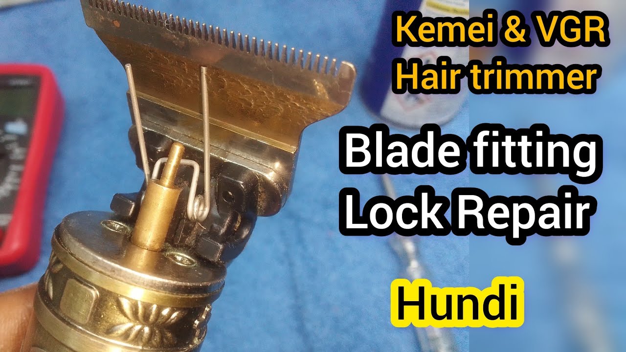 How to repair kemei hair trimmer blade | How to repair VGR hair trimmer blade | hair trimmer repair