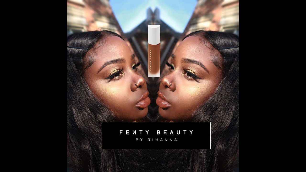 ♡ FENTY BEAUTY FIRST LOOK & DEMO x Deep skin #450