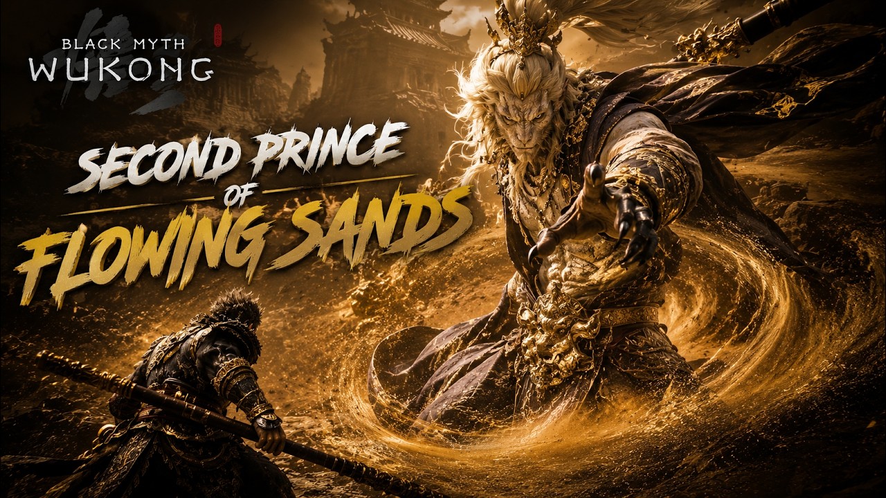 SECOND PRINCE OF FLOWING SANDS 😱🔥 | EPIC BOSS FIGHT | Black Myth: Wukong