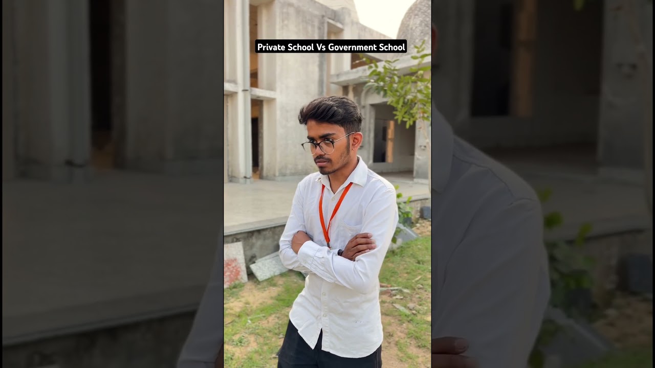 Private School Vs Government School Kids 😂❤️ #shorts #school #childhood