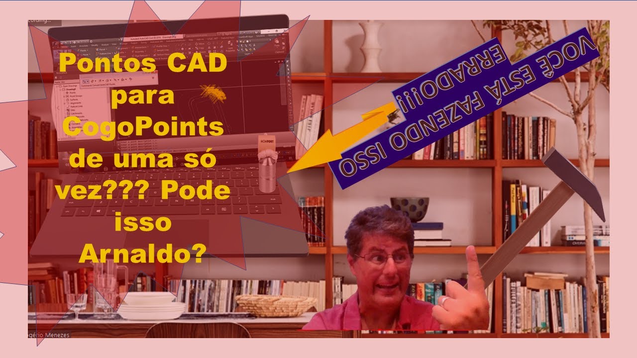 Converter Pontos CAD para CogoPoints de UMA SÓ VEZ