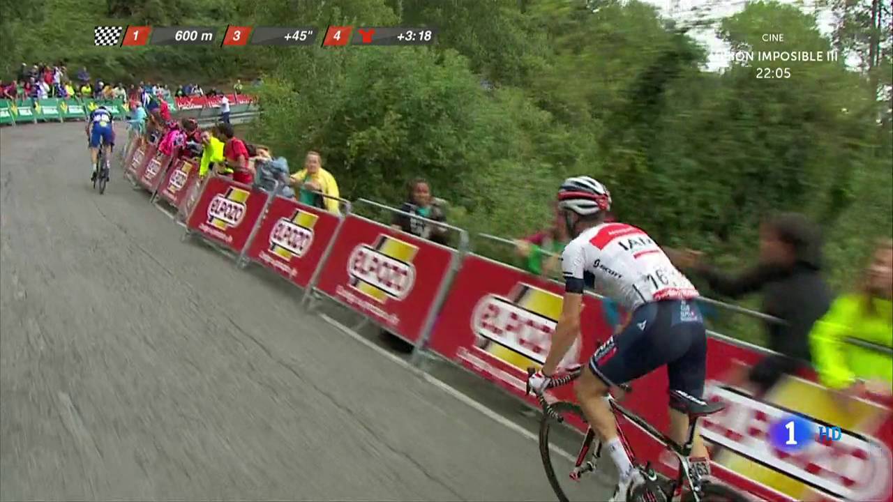 Vuelta Ciclista a Espa&ntilde;a 2016 - 9&ordf; Etapa - Cistierna - Oviedo (Alto del Naranco) - &Uacute;ltimos 4Km