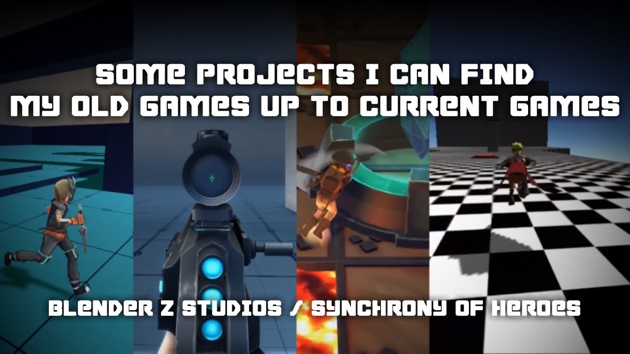 OLD ATTEMPTS AND GAMES TO THE CURRENT ONES IN UPBGE 2.4