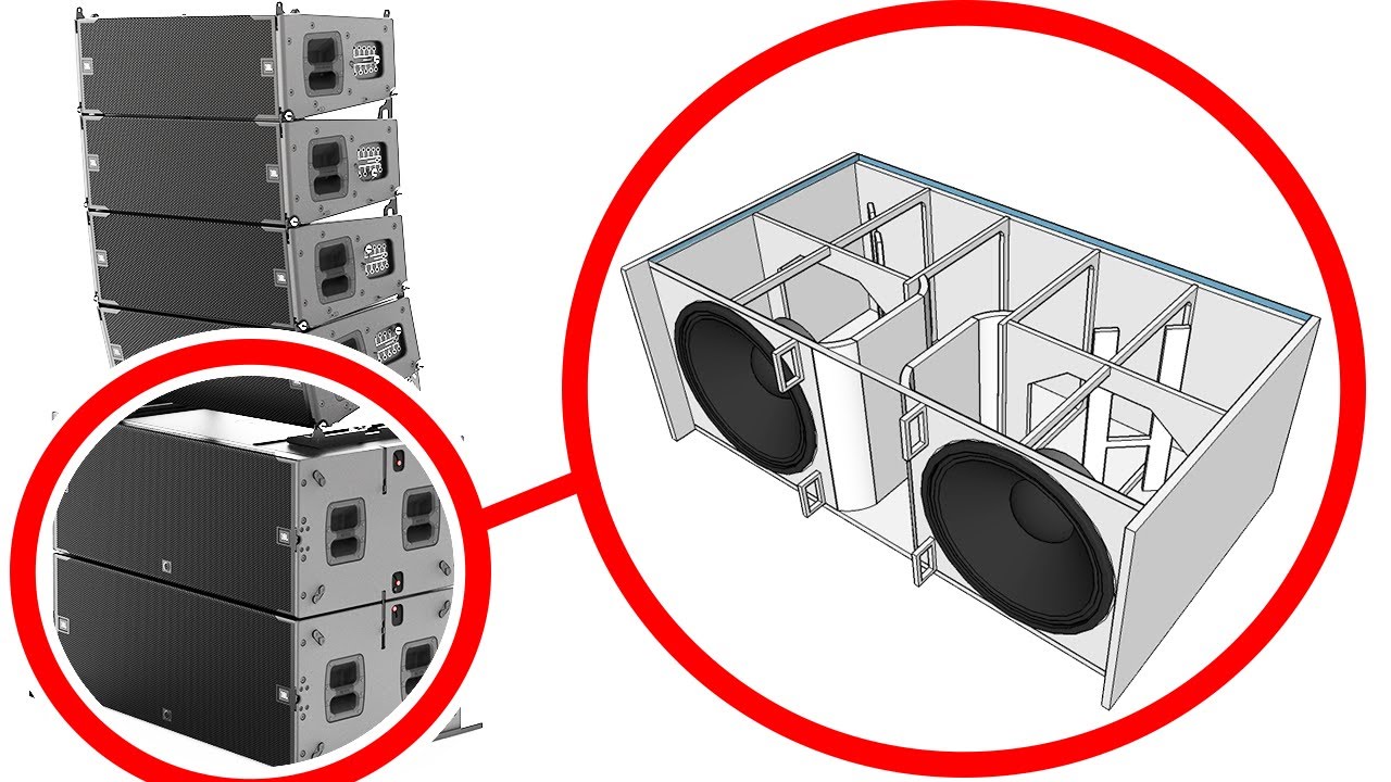 VTX B28 SUB WOOFER DUAL 18" PLAN