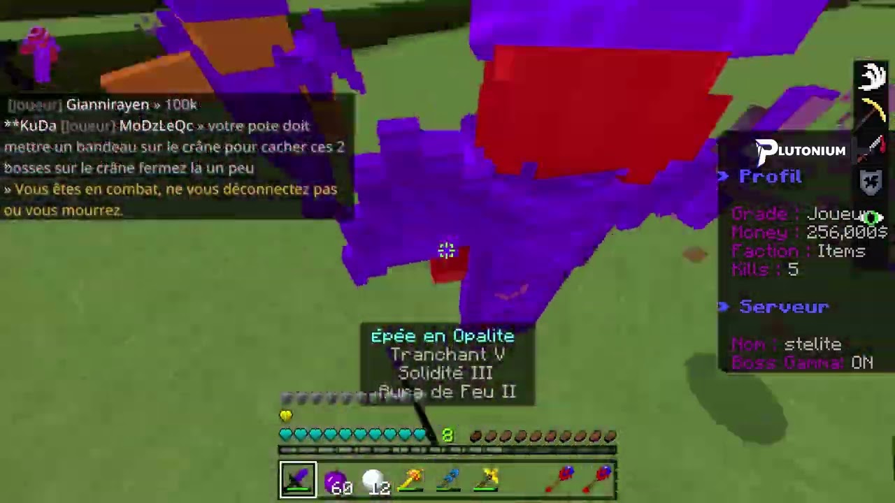 La item détruit PlutoniumV4 ! Notre fac cheat ?