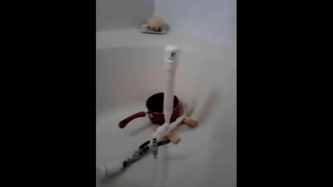 DIY Hydraulic Water Ram Pump NO ELECTRICITY Scaled down