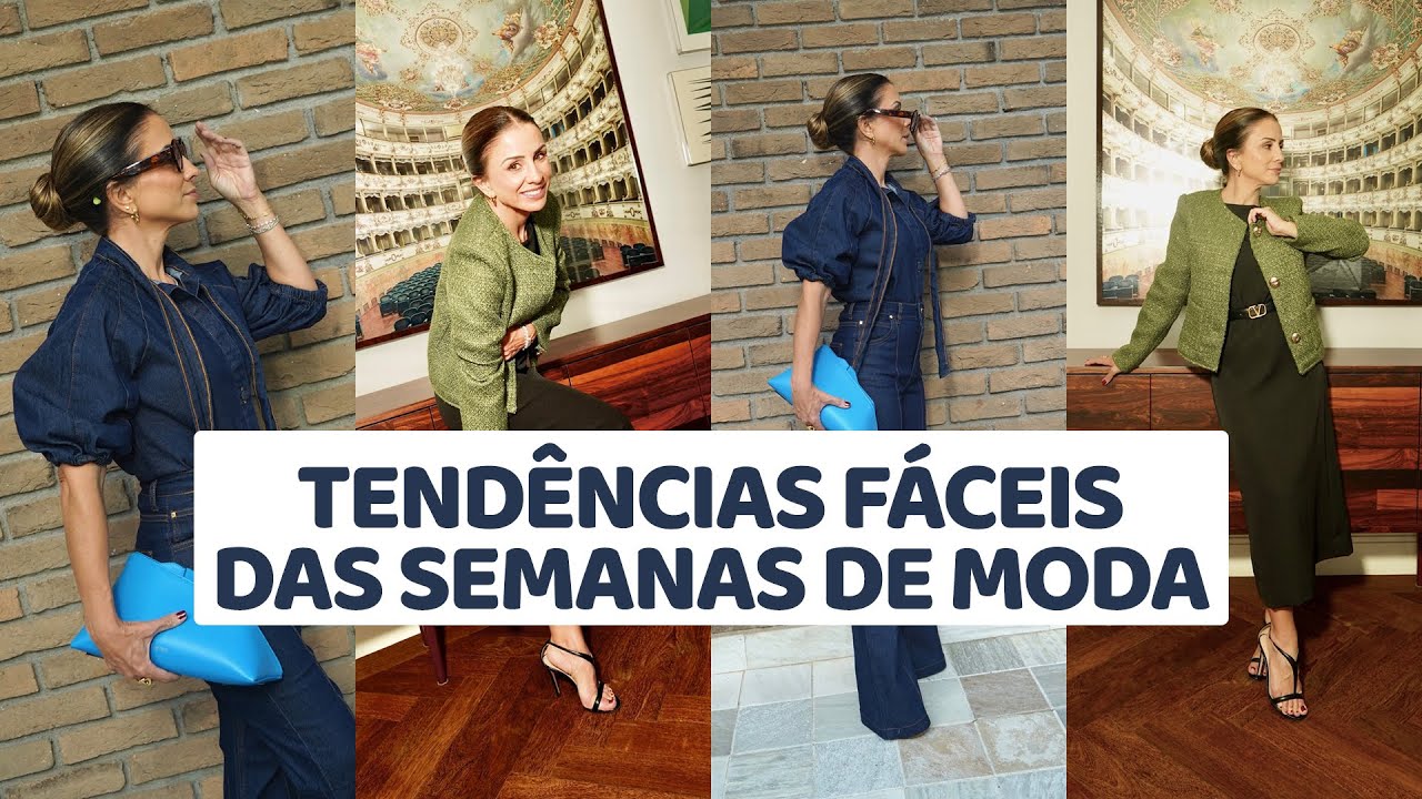 TENDÊNCIAS FÁCEIS DAS SEMANAS DE MODA!