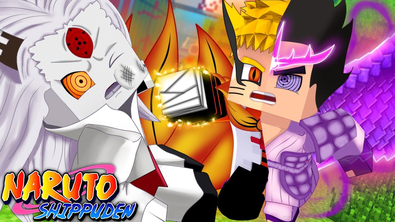 Minecraft : NARUTO S / N - O PODER DA KURAMA BARION E SUSANO DE ARMADURA !! EP 2