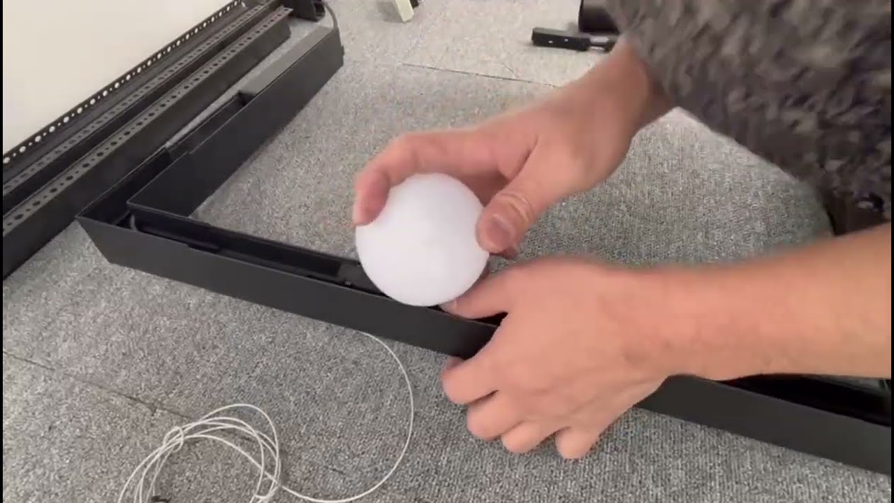 how to install a surface mounted magnetic track lights system?