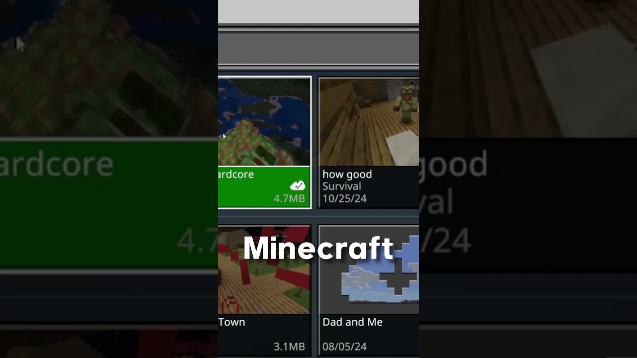 Revisiting Minecraft worlds from 2017