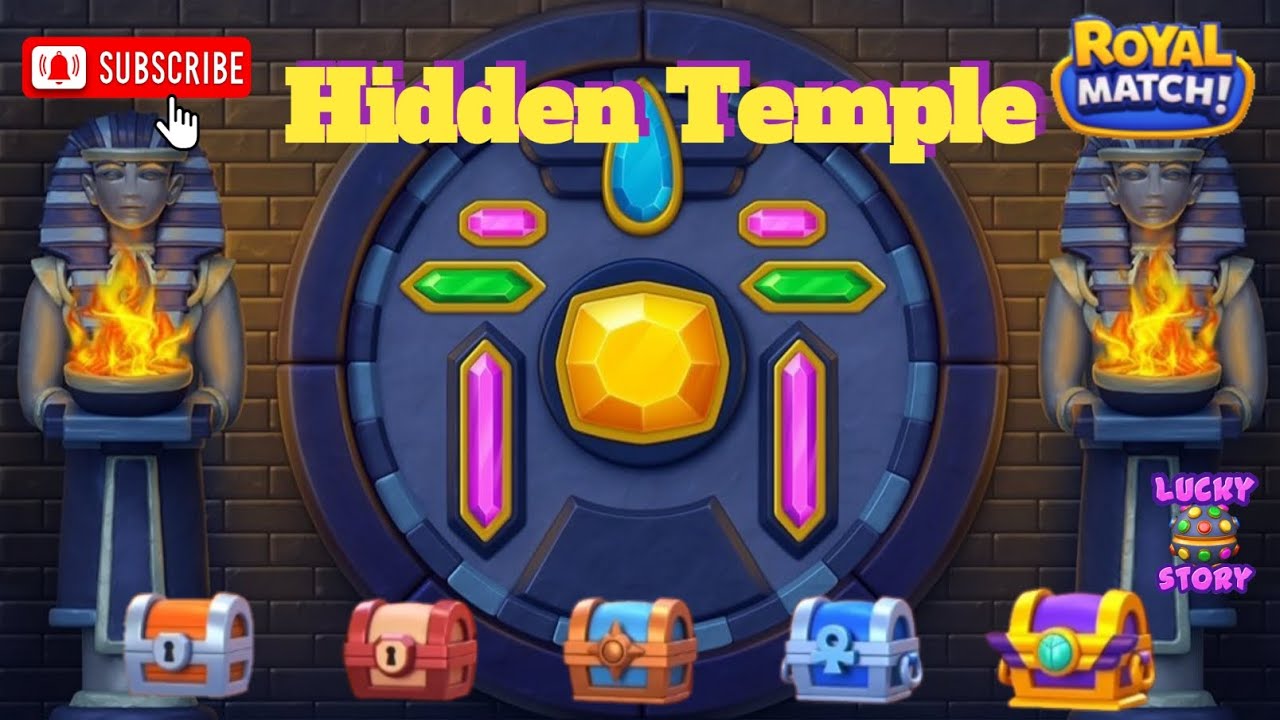 Royal Match Game Hidden Temple Level 6140-6149 Area 80