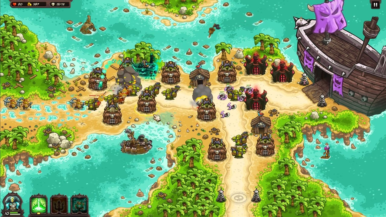 Kingdom Rush Vengeance CORSAIR BROTHERHOOD [impossible] [campaign]