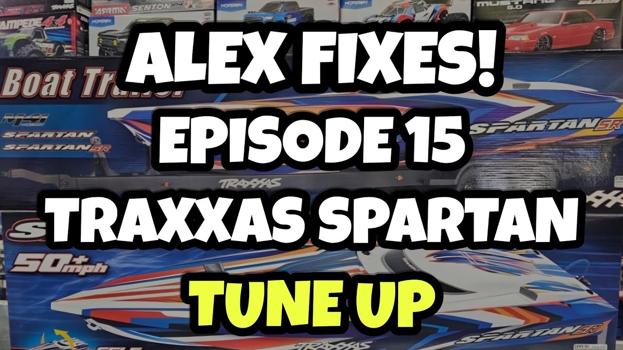 Alex Fixes! Episode 15 - Traxxas Spartan SR Tune Up - HobbyTown HobbyPlex
