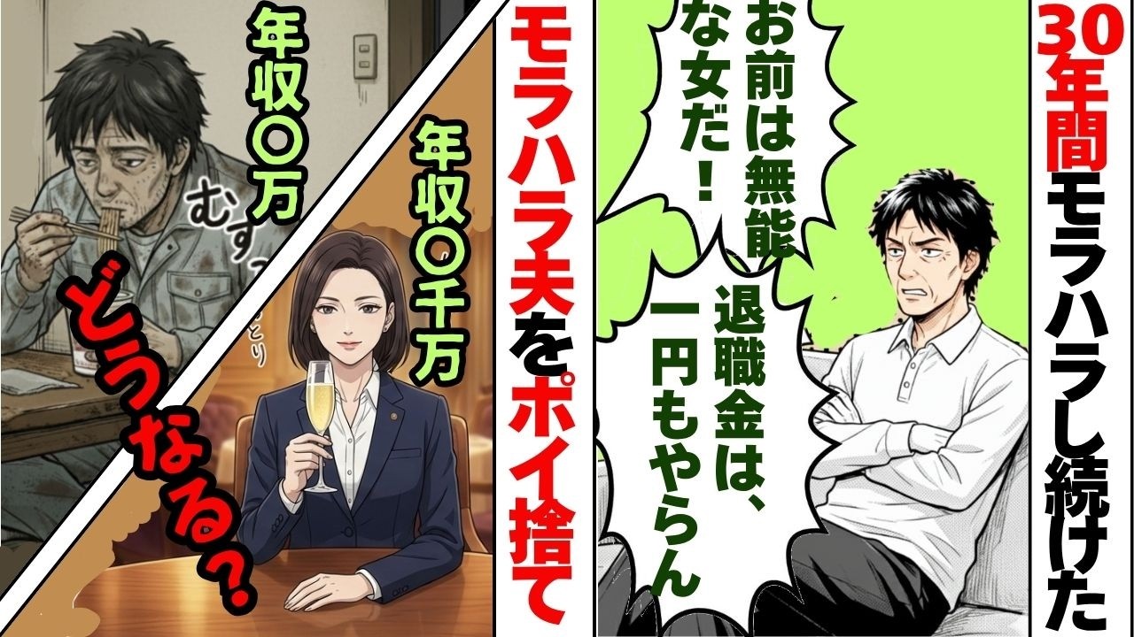 【年収1500万の逆襲】モラハラ夫をポイ捨て！息子の卒業式後、夫を地獄に落とす