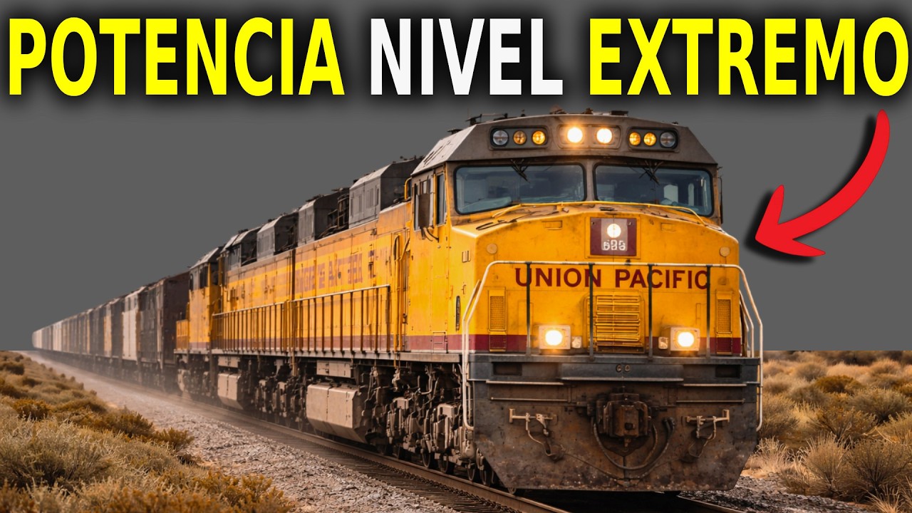 DDA40X: La locomotora DIÉSEL más POTENTE jamás construida.