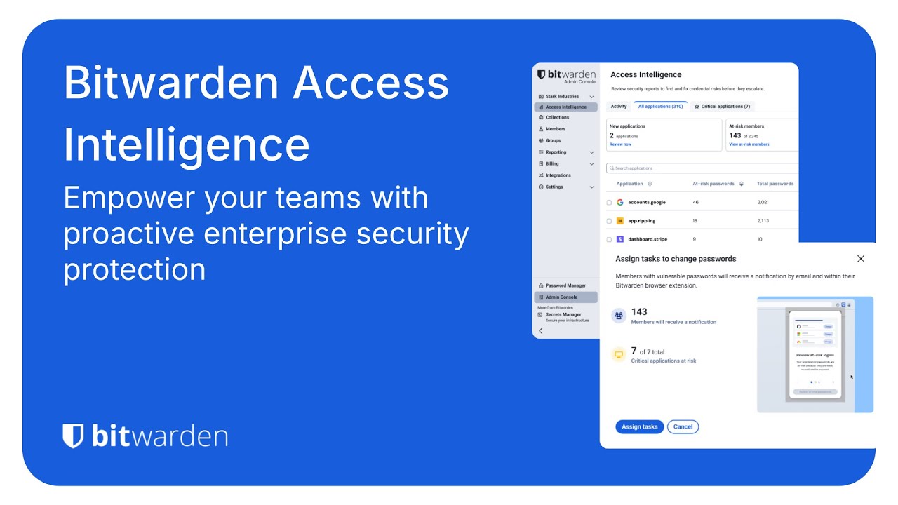 Bitwarden Access Intelligence: Проактивное выявление и принятие мер в отношении критических риско...