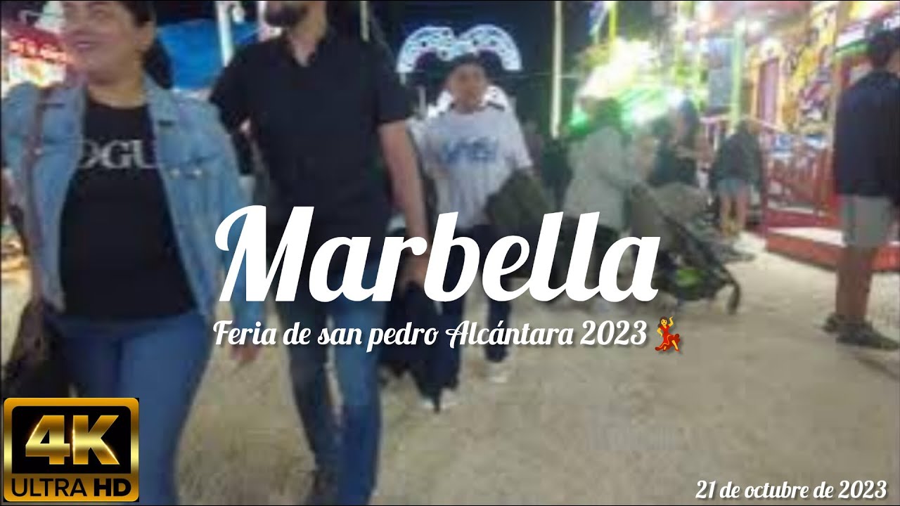 feria de san pedro Alcántara 2023 (Marbella) (4k) (21 de octubre de 2023)