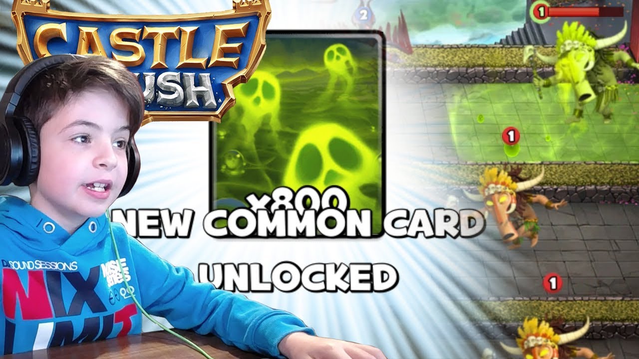 POISON NEW CARD - 1V1 BATTLE IN ARENA - Castle Crush