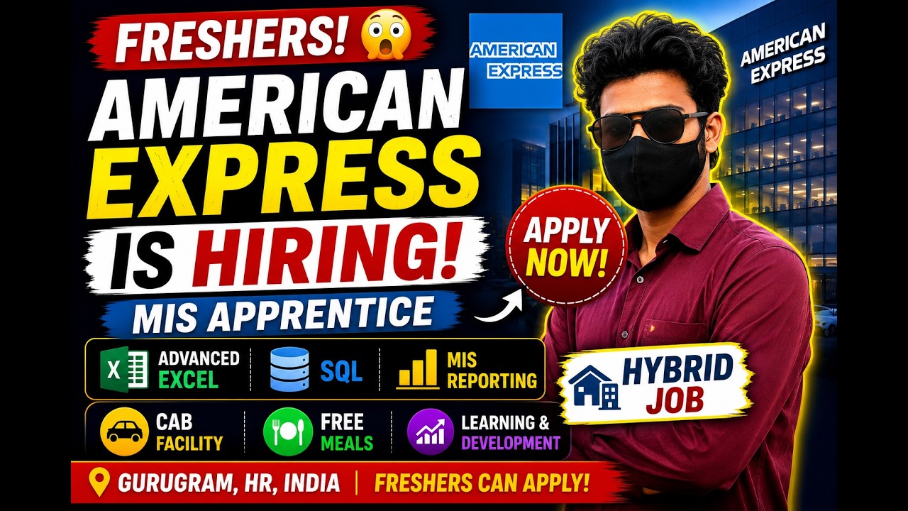 😳 American Express Hiring Freshers | Apprentice 2026 @Jobwaveindia  #softwareengineer #job