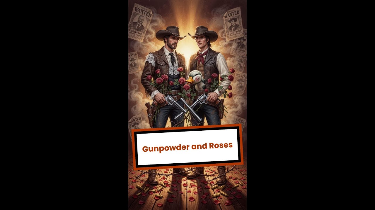 “Gun Powder & Roses” is an outlaw valentine for the ones who love with their whole bruised, reckless