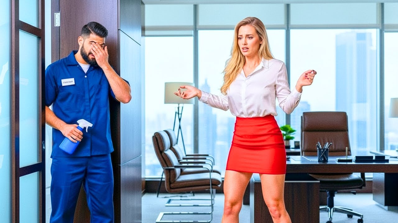 “Don’t Look at My Legs!” Said the CEO in a Short Skirt—But the Janitor Had Already Seen Everything…